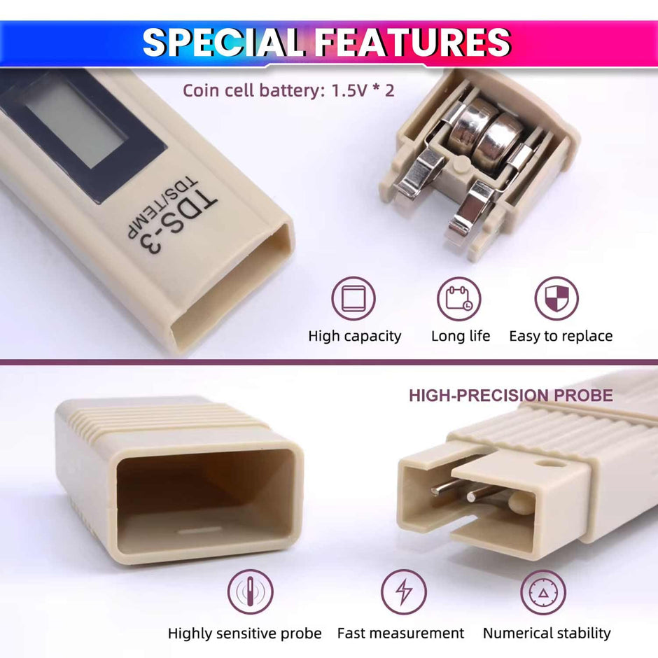 Digital TDS Meter Pen – 9999PPM Water Quality Tester with Temp Display for RO, Aquarium, Hydroponics amiciKart c0tmiz-hs.myshopify.com