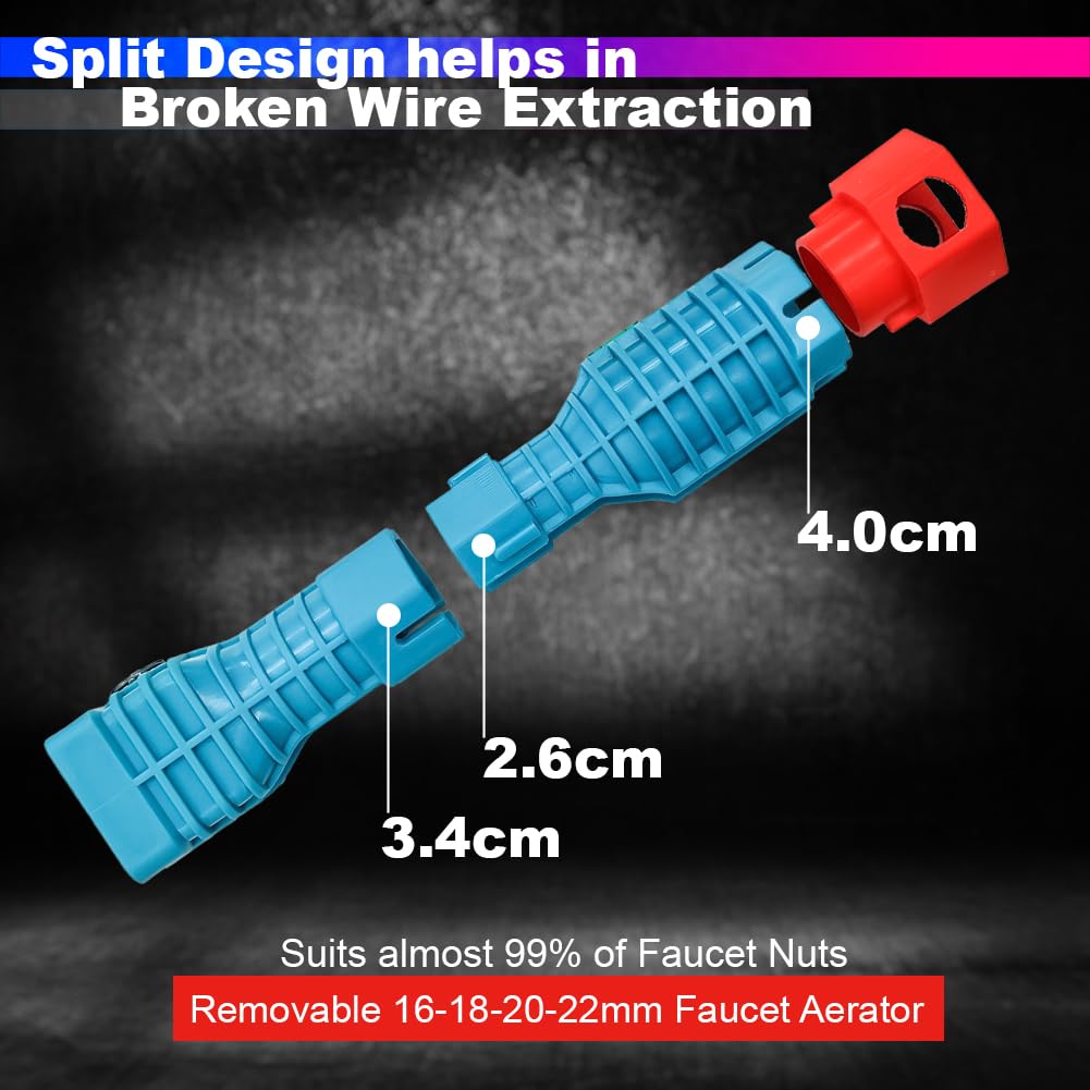 24 In 1 Wrench, Multi-Functional Plumbing Faucet -Under Sink Confined Area Installation Tool