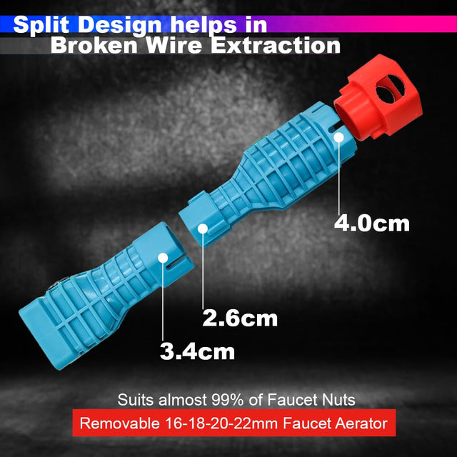 amiciTools 24 In 1 Wrench, Multi-Functional Plumbing Faucet And Under Sink Confined Area Installation Tool For Toilet/Sink/Kitchen Sinks - Open End