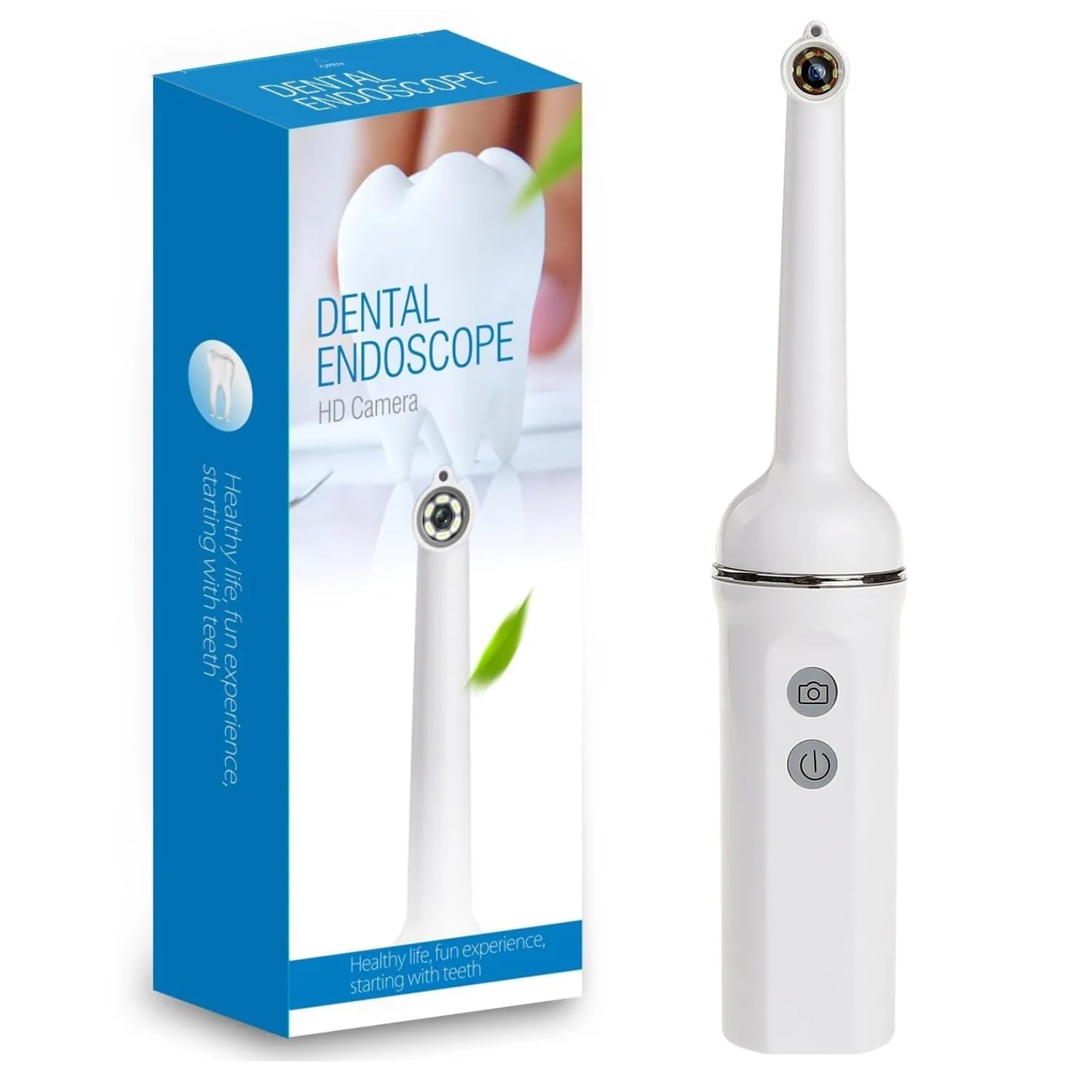 WiFi Oral Endoscope with 6-LED Light - Explore Oral Health with Mobile App Compatibility amiciKart