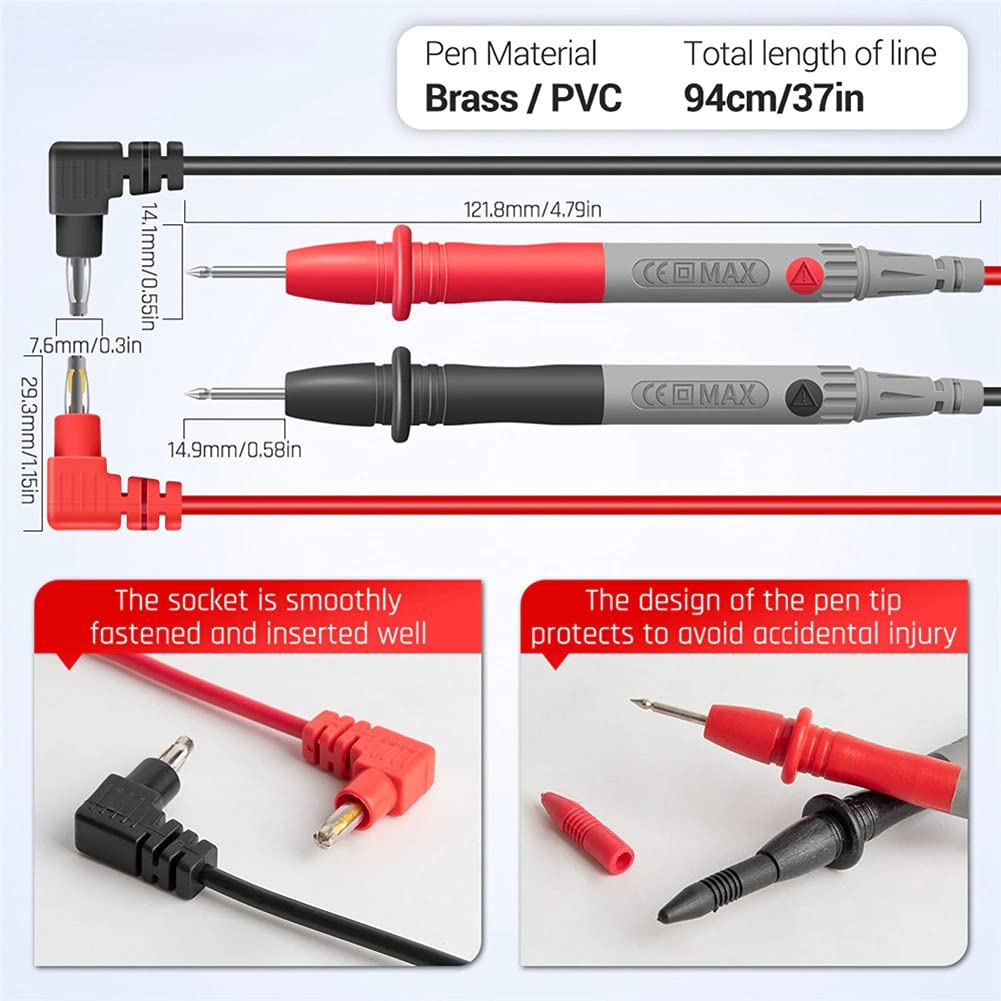 AC/DC Digital Multimeter 6000 TRMS, NCV, Voltage/Current, Resistance, Frequency, 2xAAA amiciKart c0tmiz-hs.myshopify.com