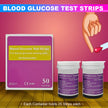 Blood Glucose Test Strips (50 Pcs)