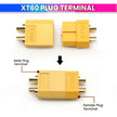amiciTools XT60 Male & Female Plug Bullet Welding Terminal | Durable Connectors for RC Models, DIY Electronics, etc (5 Pair)