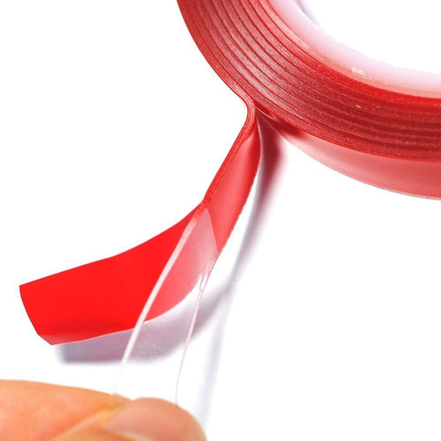 Double Sided Transparent Adhesive Tape Heavy Duty Glue Weatherproof (20mm X 3mtr)
