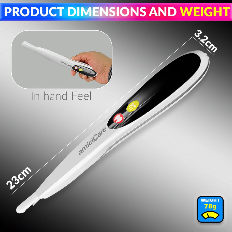 Ultrasonic Tooth Cleaning Tool, Wireless Calculus/Tartar/Stains Cleaner with Mobile Connectivity