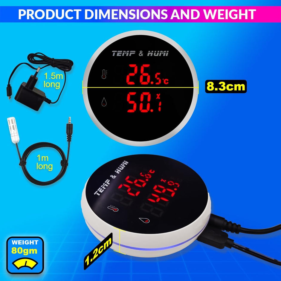 Smart Temperature & Humidity Monitor – App Control, Alarm, Data Export & Automation amiciKart c0tmiz-hs.myshopify.com