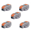 Fast Wire Clip Connector, 2-to-2 Fixed Terminal Blocks Pack of 5 – Tool-Free Electrical Wiring amiciKart c0tmiz-hs.myshopify.com