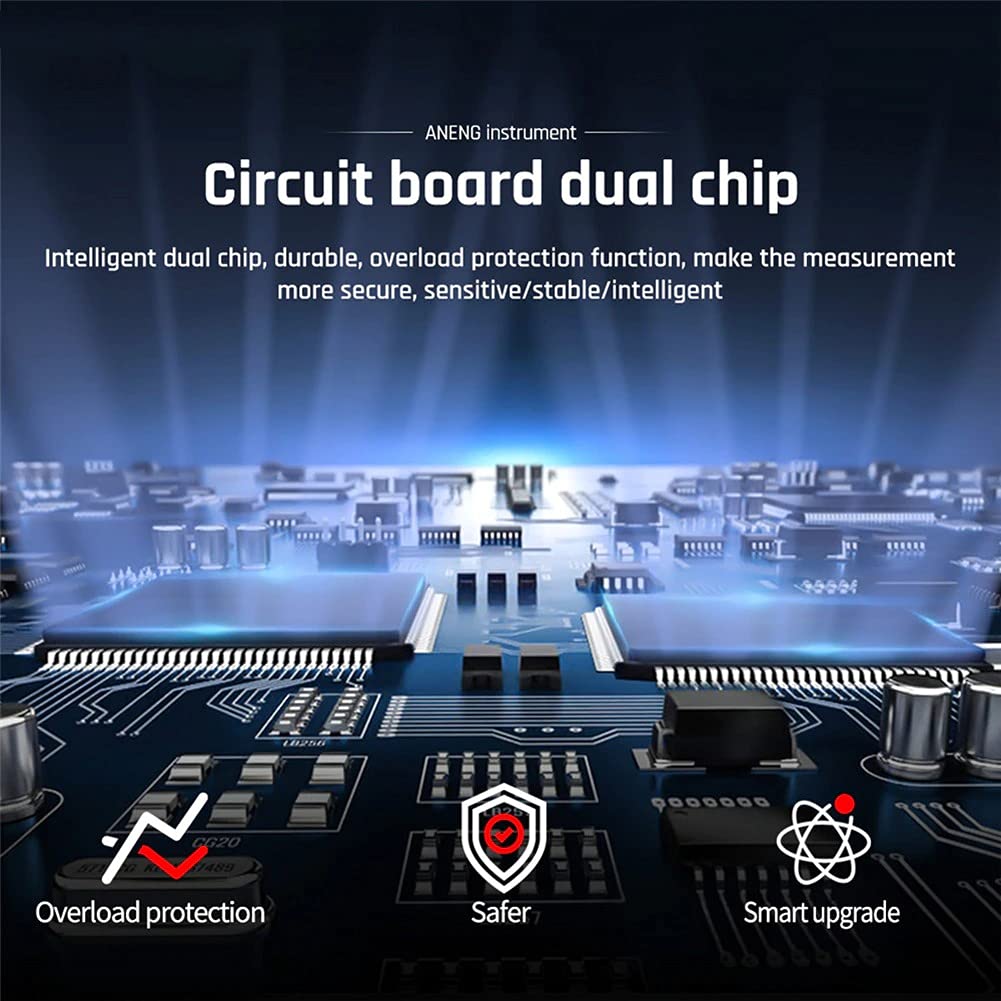 AC/DC Digital Multimeter 6000 TRMS, NCV, Voltage/Current, Resistance, Frequency, 2xAAA amiciKart c0tmiz-hs.myshopify.com