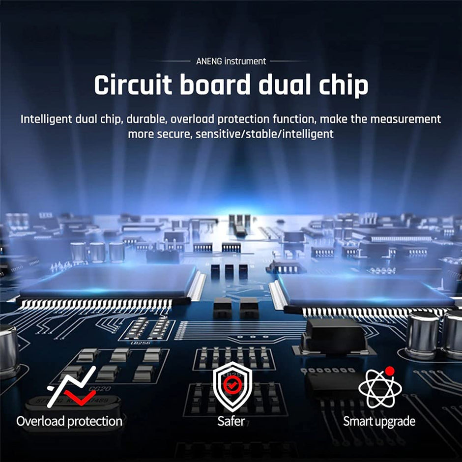 AC/DC Digital Multimeter 6000 TRMS, NCV, Voltage/Current, Resistance, Frequency, 2xAAA amiciKart c0tmiz-hs.myshopify.com