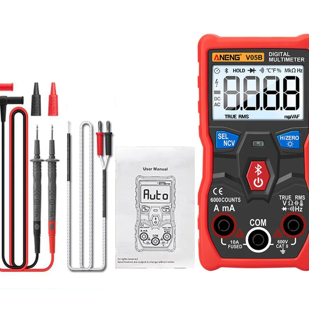 Bluetooth TRMS Multimeter – 6000 Counts, AC/DC, NCV, Resistance, Capacitance & Temp Tester amiciKart c0tmiz-hs.myshopify.com