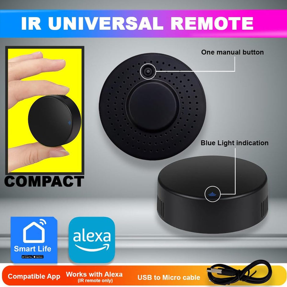 WiFi IR Controller, Remote Control for Home Automation Compatible with Alexa and SmartLife App