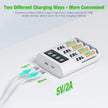 EBL AA/AAA Battery Charger - 4-Bay, Type-C & Micro USB Input, LCD Display for Charge State with 4 AAA Rechargeable Battery