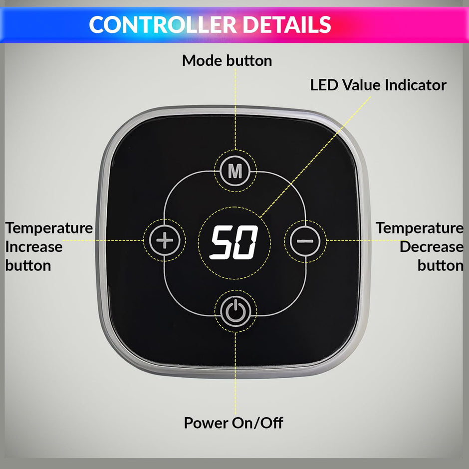 USB Rechargeable 3 in 1 Knee Massager, Hot Compress Knee/Elbow/Shoulder Massager