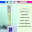Mini Rechargeable LED Torch – 3W Flashlight with 3 Modes, Type-C Charging