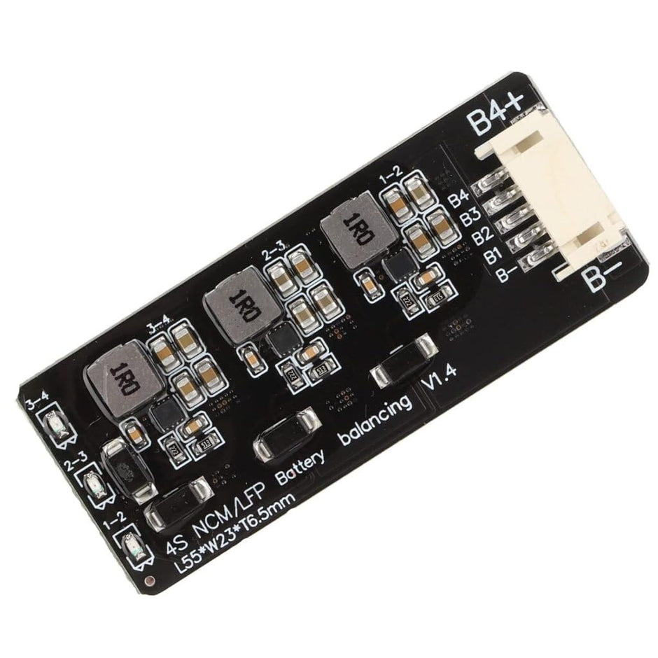 4S Active Balancer Inductive Board for High Precision Smart Cell Voltage Equalizer LiFePO4 Lithium-ion LTO Battery Packs (1.2A) amiciKart