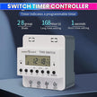 220V 60A Digital Programmable Timer Switch – 28 ON/OFF Settings, LCD Display, Battery Backup