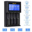 2.0A Smart Battery Charger with LCD Display and Auto Detecting Battery
