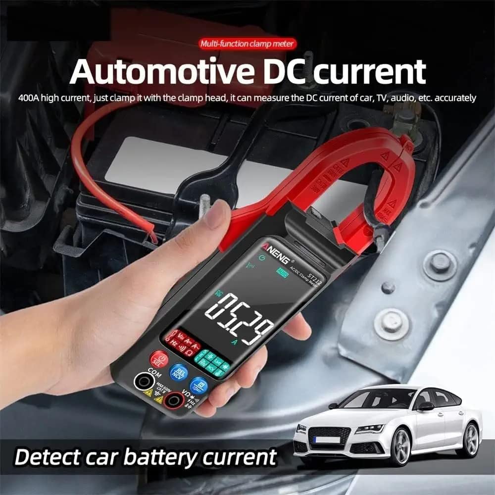 ST212 Digital Clamp Meter, 400A DC/AC TRMS Multimeter with 6000 Counts