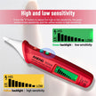 amiciSense Touchless Tester Pen AC 12-1000v High Precision Non-Contact Voltage Detector with Breakpoint Detection, Adjustable Sensitivity