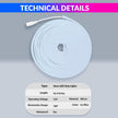 Ice-Blue 5M LED Strip Light Flexible Waterproof Decorative String For Diwali, Christmas or Home Décor