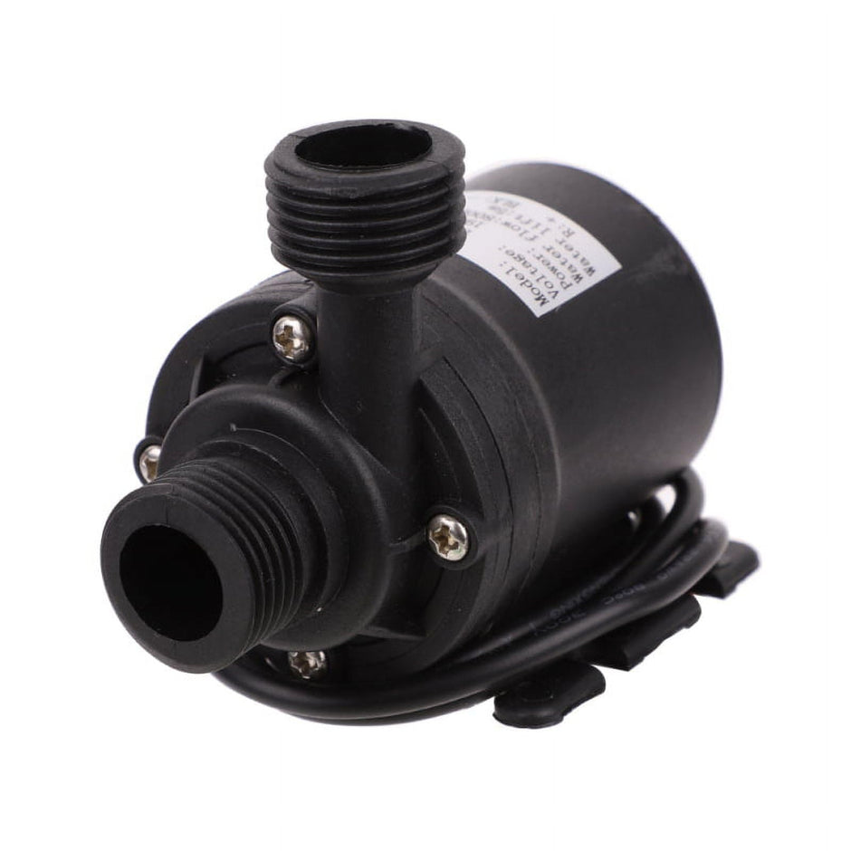 amiciFlo DC 24V Water Pump | Ultra-Quiet Submersible Pump with 780L/H Flow and 3.5M Lift Height, Durable Brushless Motor