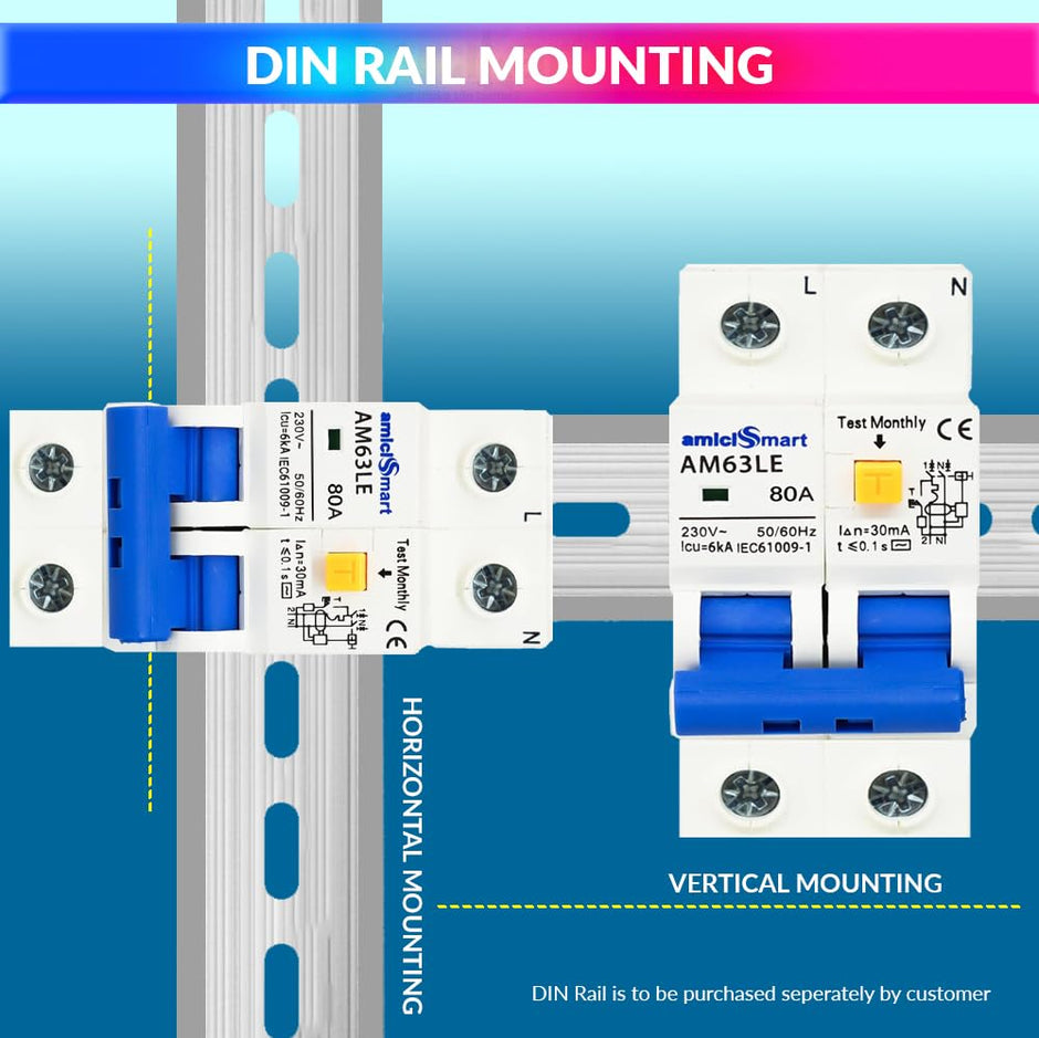 80A Circuit Breaker (RCBO) with Over-Current & Leakage Protection with 220V AC