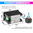 6-in-1 Digital Power Meter, 100A 40–300V AC with Multi-Colour Display (22kW) amiciKart