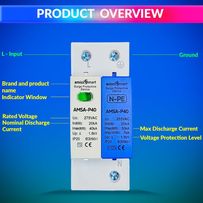DC Surge Protector,  SPD Lightning Protection Device for Solar Application