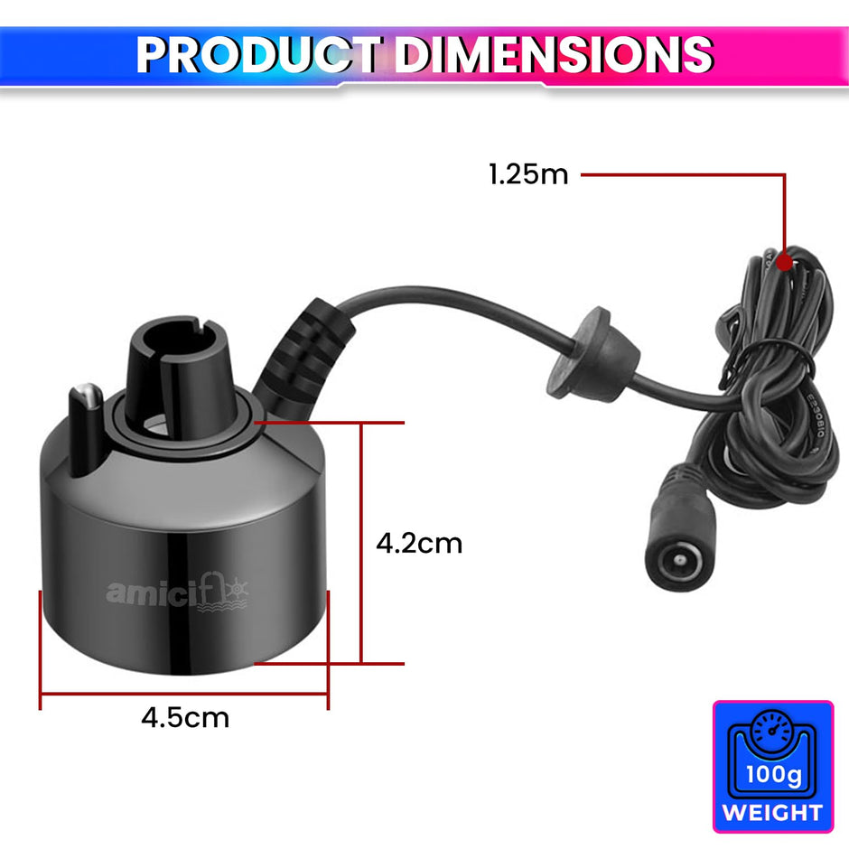 Ultrasonic Mist Maker Fogger Atomizer Spray Machine With Auto Shut-Off For Parties & Function