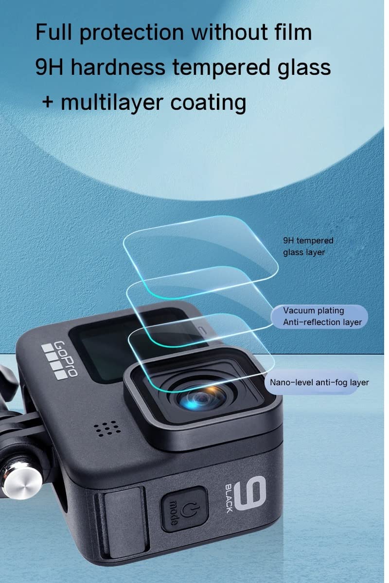 UV Lens Filter for GoPro Hero 9/10/ 11 Action Camera, Anti-Fog HD Tempered Glass Lens Protector amiciKart c0tmiz-hs.myshopify.com