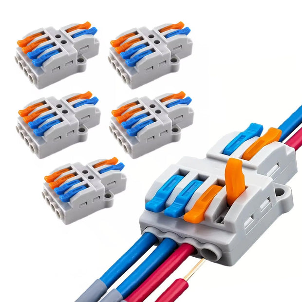 Electrical Wire Connector-Quick-Connect Terminal Blocks for Efficient Power Distribution