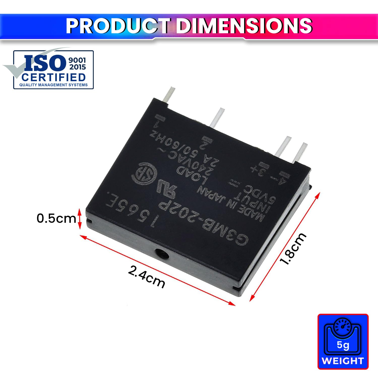 Solid State Relay| 5V DC to 240VAC 2A SSR – Silent Switching for Arduino, Raspberry Pi & Automation amiciKart c0tmiz-hs.myshopify.com
