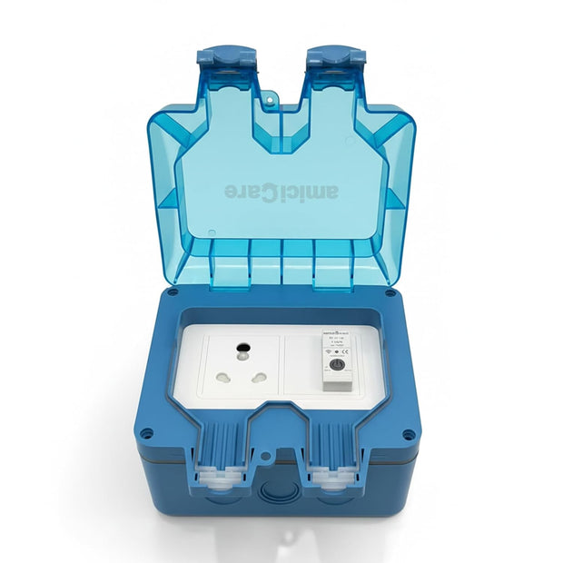 Outdoor Wifi Power Socket 6/16 Amp: Waterproof DIAC 1 Way Switch