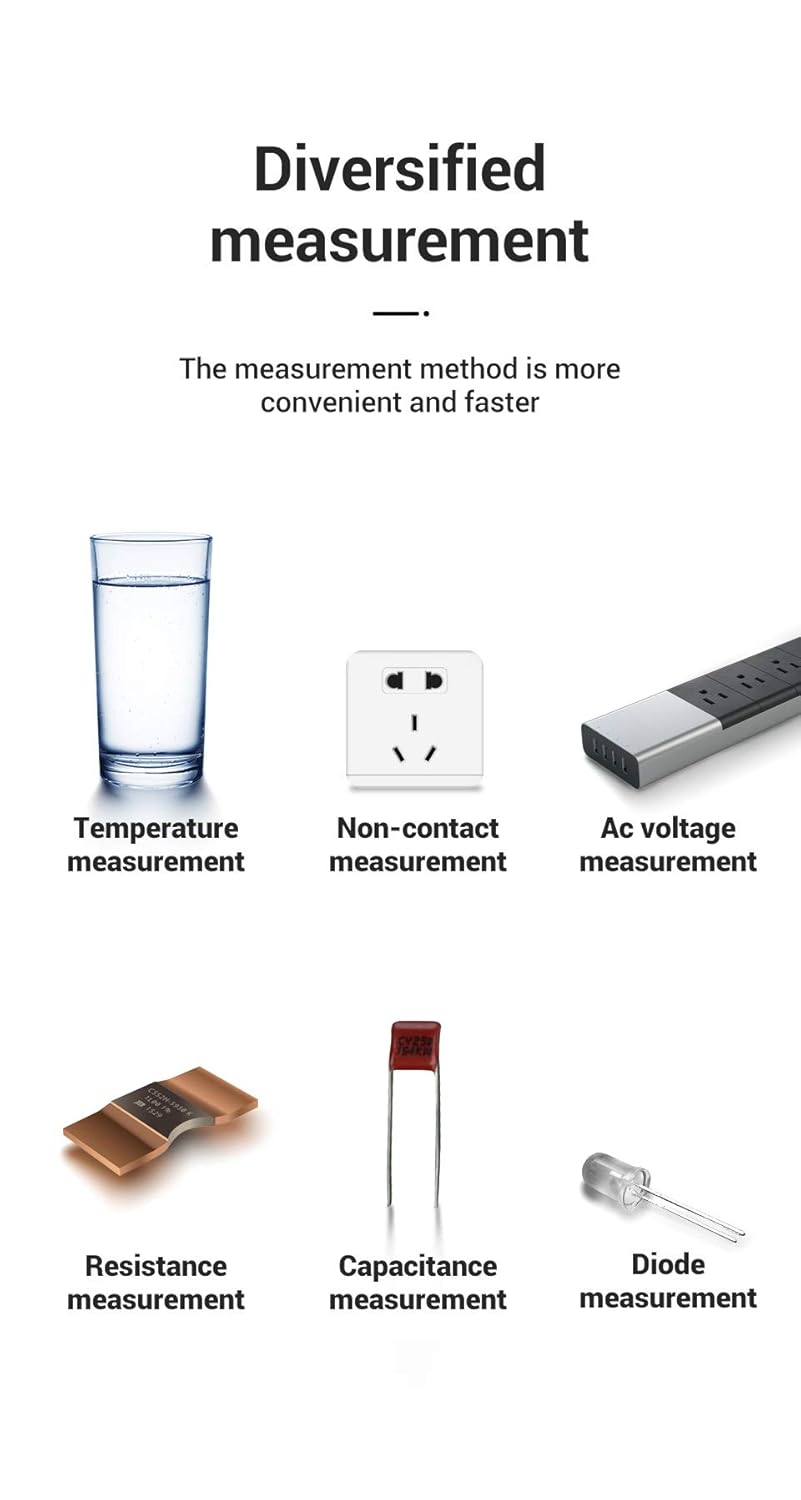 True-RMS Digital Multimeter 9999 Counts with Analog Bar Graph AC/DC, Battery Powered amiciKart c0tmiz-hs.myshopify.com