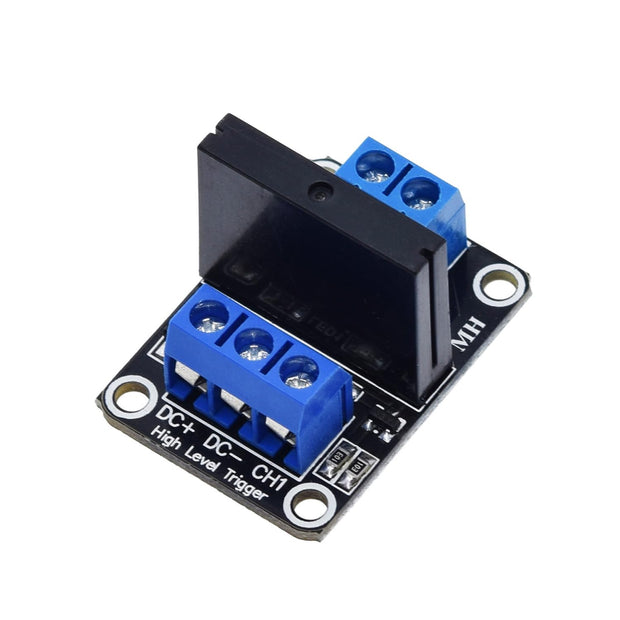 5V Relay 1-Channel Module Solid State Relay Board 240V 2A AC Load Control Compatible with Arduino, Raspberry Pi & ESP32