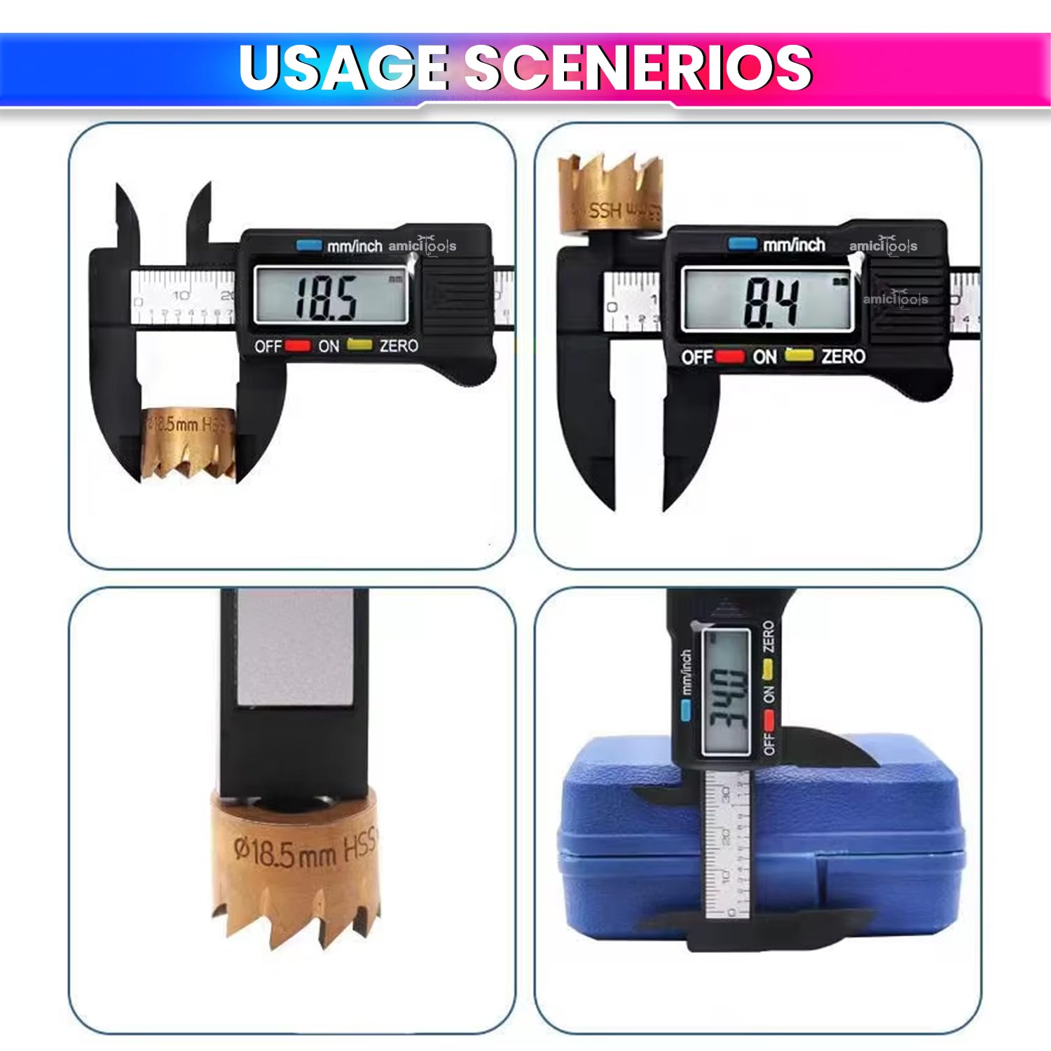 150mm Digital Vernier Caliper – ABS Body, LCD Display, Inch/MM & Zero Setting Function amiciKart c0tmiz-hs.myshopify.com