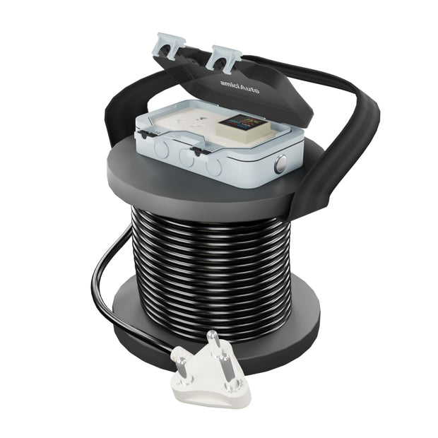 EV Charging Extension Board 6-in-1 Energy Monitoring Meter with Heavy-Duty Cable, IP66 Waterproof & 16A Plug