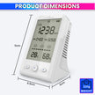 CO₂ Meter – Air Quality Monitor with Temperature & Humidity Display, WiFi App Control