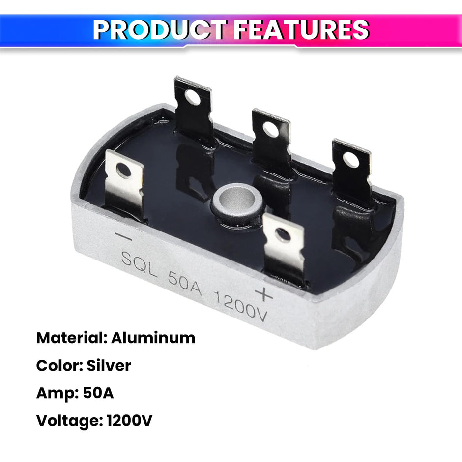 Phase Bridge Rectifier, Aluminum Case, Converter for Welding Machines, Solar Power, Inverters
