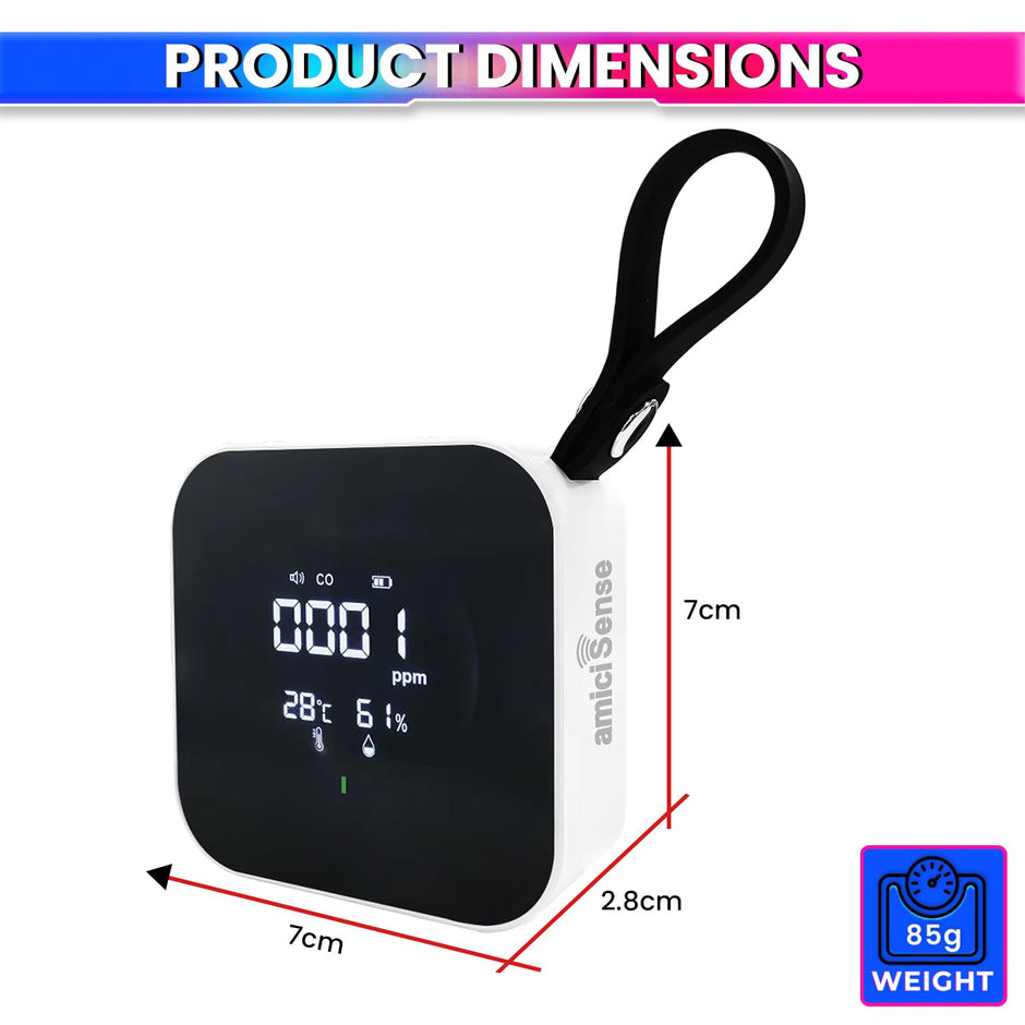3-in-1 Carbon Monoxide Detector – CO Alarm with Temperature & Humidity Display Portable Safety Monitor with Real-Time Alerts amiciKart c0tmiz-hs.myshopify.com