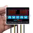 AC 220V Dual Probe Digital Thermostat Temperature Controller with LED Display amiciKart