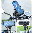 Motorcycle Phone Holder, 360° Rotatable Smartphone Mount for 4.7 inch to 7.2 inch Phone amiciKart