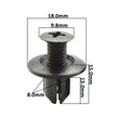 8 mm Car Plastic Screw Fasteners for Car Bumper Mudguard, 10 Piece
