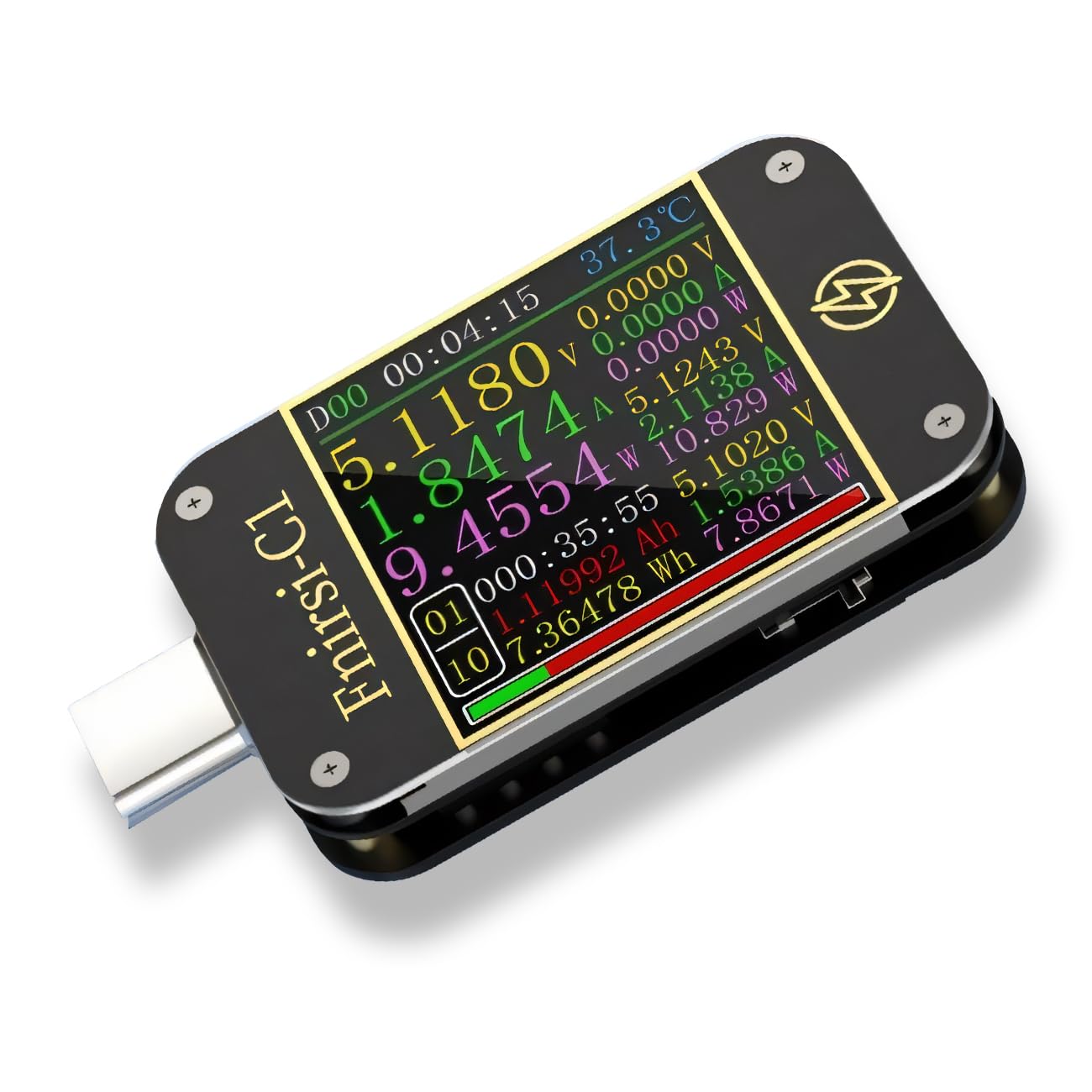 Mobile Charging Protocols Tester,4~24V 6.5A USB Tester Current Voltmeter PPS Fast Charging Protocol Capacity Tester amiciKart