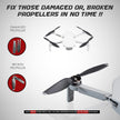 DJI Mavic Mini 1/2 Propellers, Light-Weight and Low-Noise Propellers, Black