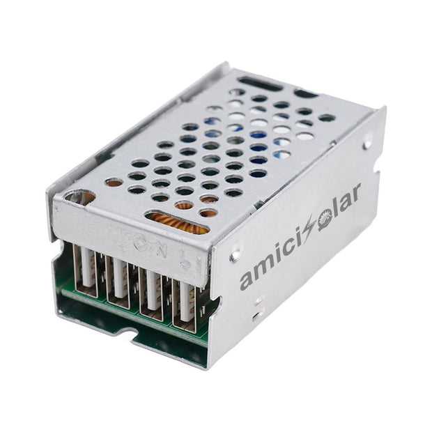 9-36V DC Buck Converter, Step-Down Module with 4 USB Ports, 5.2V 5A 25W Output High-Efficiency Power Regulator amiciKart