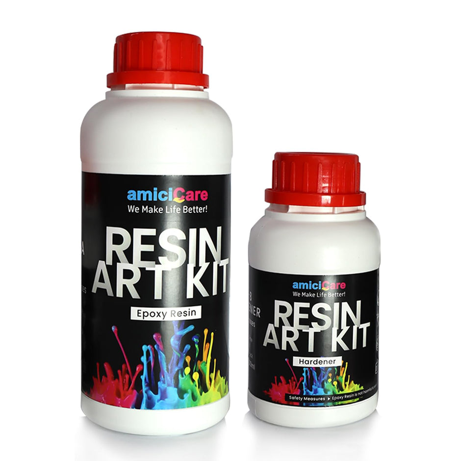 Premium Epoxy Resin Art Kit – Crystal Clear, High Gloss DIY Craft Resin ( 700ml )