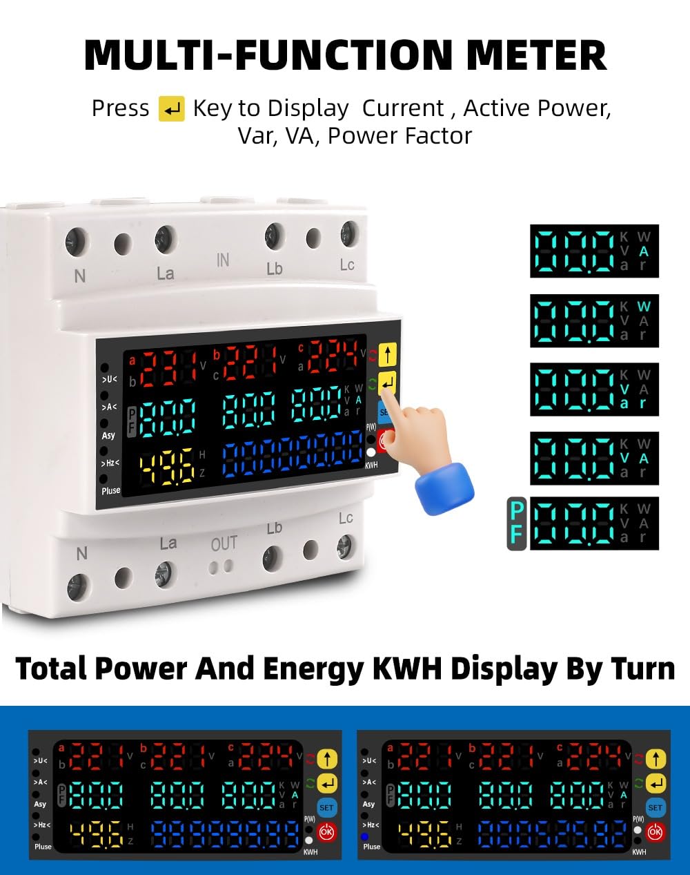 Three-Phase Power Meter PCE-360 | PCE Instruments Life 3 Phase KWH