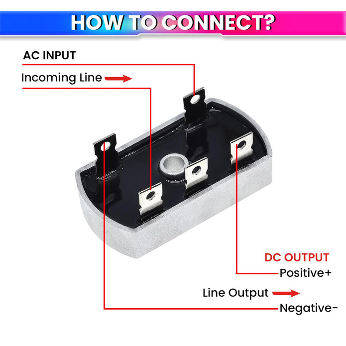 3-Phase Bridge Rectifier, Aluminum Case, Converter for Welding Machines, Solar Power, Inverters