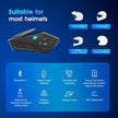 Ejeas E1-Pro Bluetooth Helmet On Ear Headset With Noise Reduction And Voice Assistant